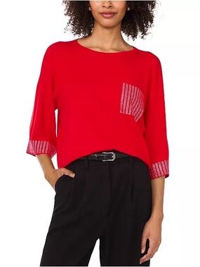 CeCe Scoop Neck Sweater